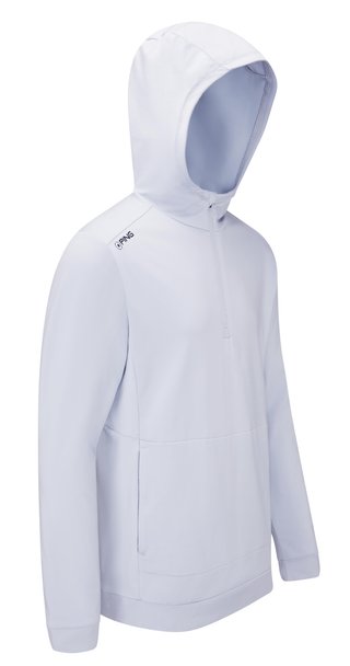 Ping Haldon Hooded Fleece Herren Sweatshirt, pearl grey