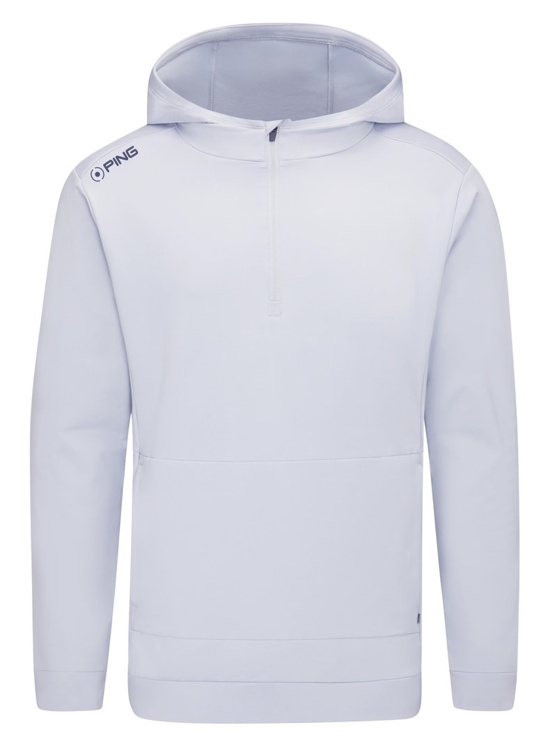 Ping Haldon Hooded Fleece Herren Sweatshirt, pearl grey