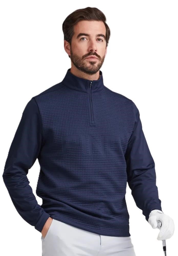 PING Faron Herren Sweatshirt, Navy