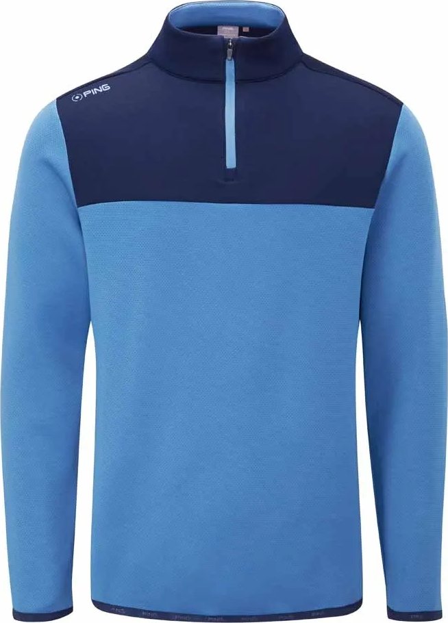 PING Kinver Herren Sweatshirt, stellar/navy