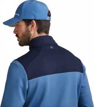 PING Kinver Herren Sweatshirt, stellar/navy