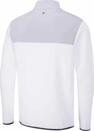 PING Kinver Herren Sweatshirt, weiß/perlgrau