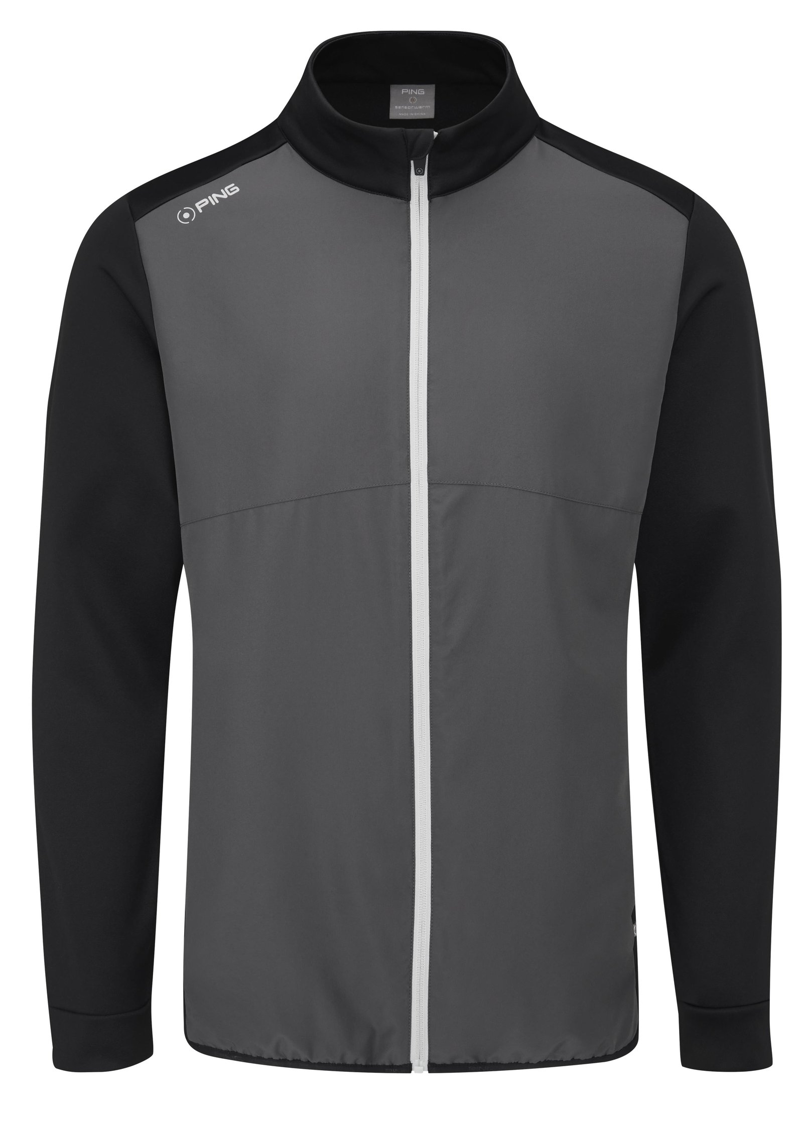 Ping Burford Herrenjacke, grau/schwarz