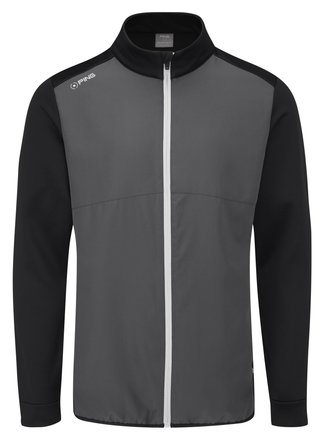 Ping Burford Herrenjacke, grau/schwarz