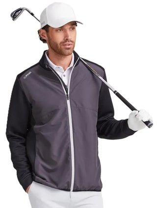 Ping Burford Herrenjacke, grau/schwarz