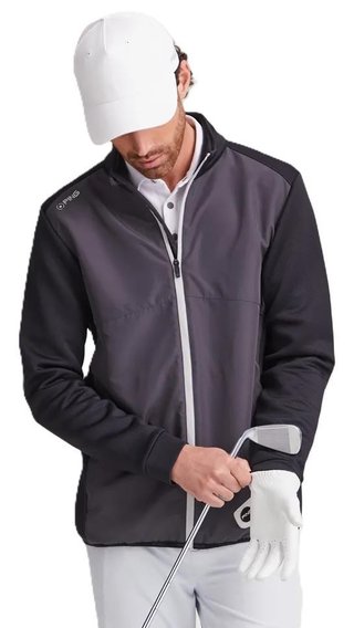 Ping Burford Herrenjacke, grau/schwarz