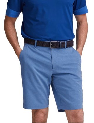 PING Barret Herren Shorts, Bright Cobalt Marl