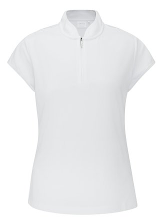 PING Evetta Jacquard Damen Polo, Weiß