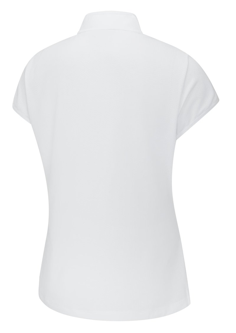 PING Evetta Jacquard Damen Polo, Weiß
