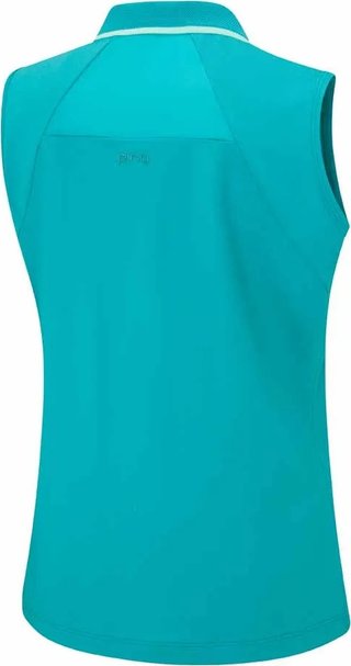 PING Eben Sleeveless Damen Polo, Türkis
