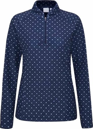 PING Arwen Printed Longsleeve Damen Polo, micro monogram