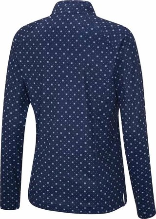 PING Arwen Printed Longsleeve Damen Polo, micro monogram