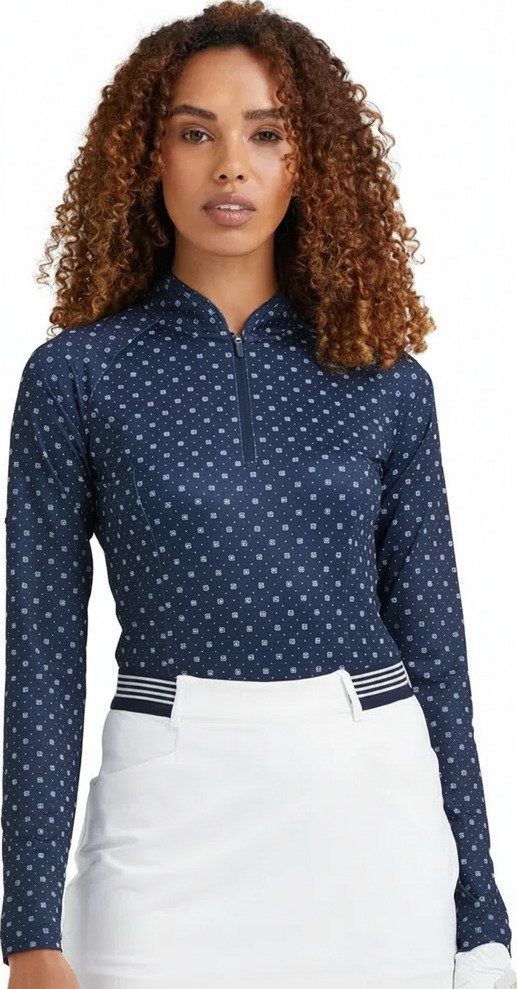 PING Arwen Printed Longsleeve Damen Polo, micro monogram
