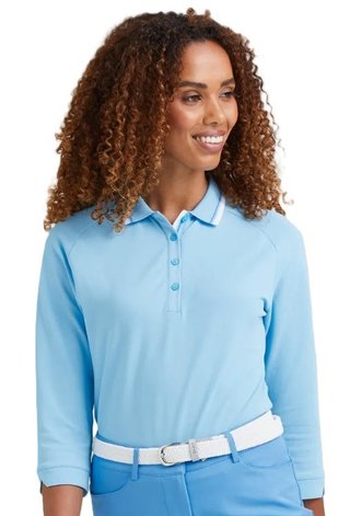 Ping Alicia Damen Poloshirt, baltic sea