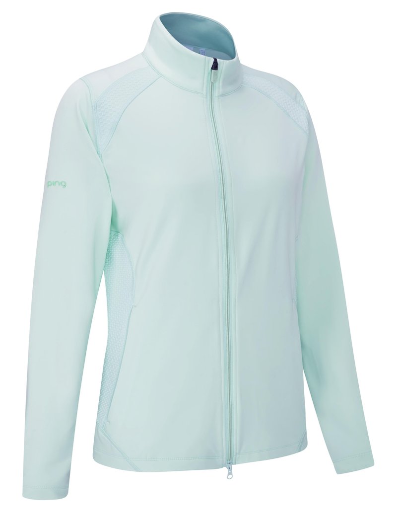 PING Eda Lightweight Full Zip Damen Jacke, Seaspray