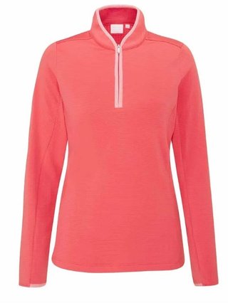 Ping Abigale Performance FleeceDamen Poloshirt, paradise pink