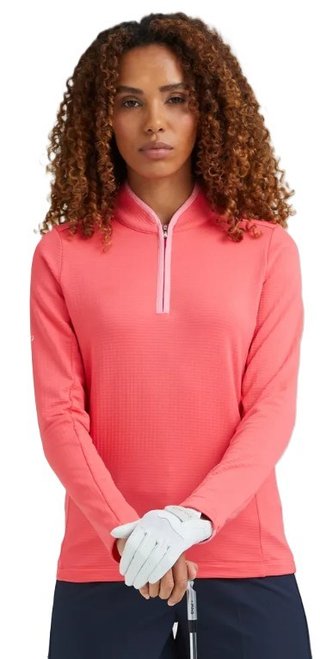 Ping Abigale Performance FleeceDamen Poloshirt, paradise pink
