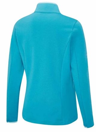Ping Abigale Performance FleeceDamen Poloshirt, turquoise