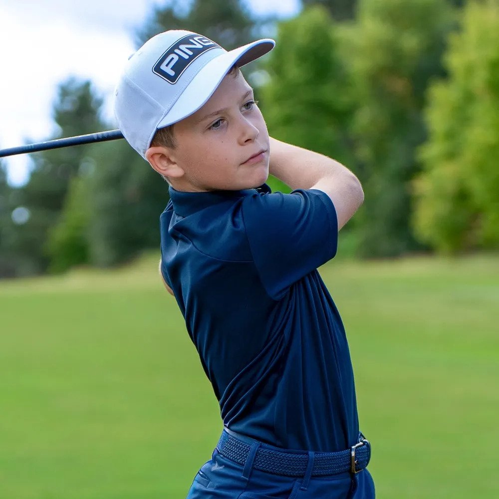 PING Lindum Junior Polo, Navy