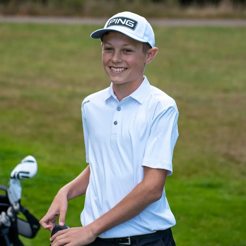 PING Lindum Junior Polo, Weiß