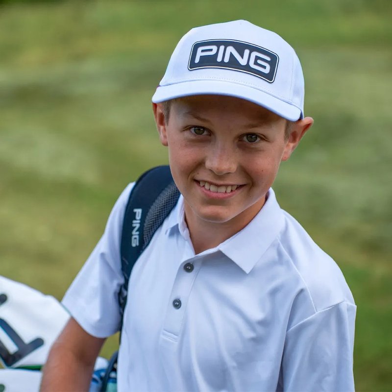 PING Lindum Junior Polo, Weiß