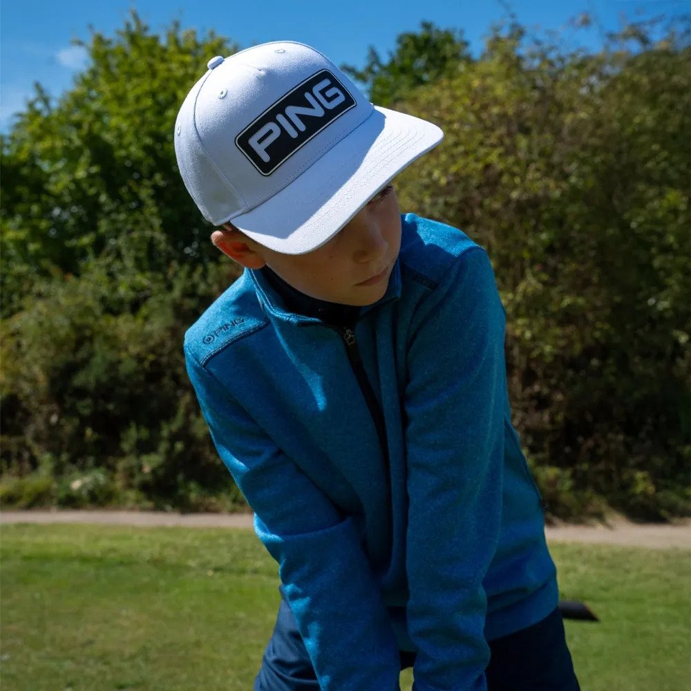 PING Ramsey Junior Midlayer, Snorkel Blue Marl