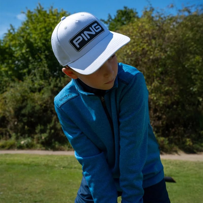 PING Ramsey Junior Midlayer, Snorkel Blue Marl