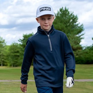 PING Ramsey Junior Kinder Sweatshirt, Navy