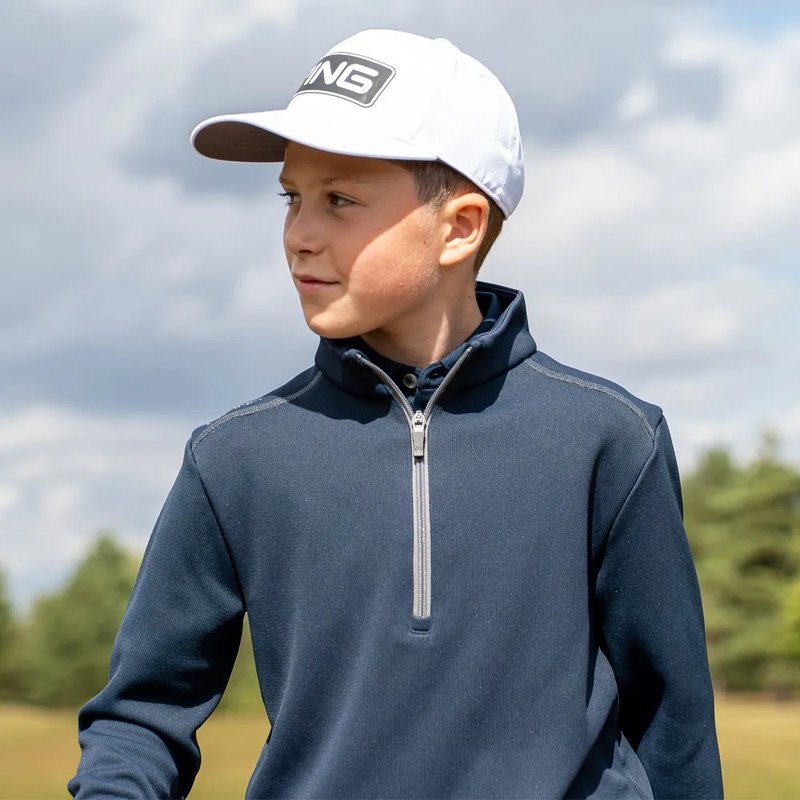 PING Ramsey Junior Kinder Sweatshirt, Navy
