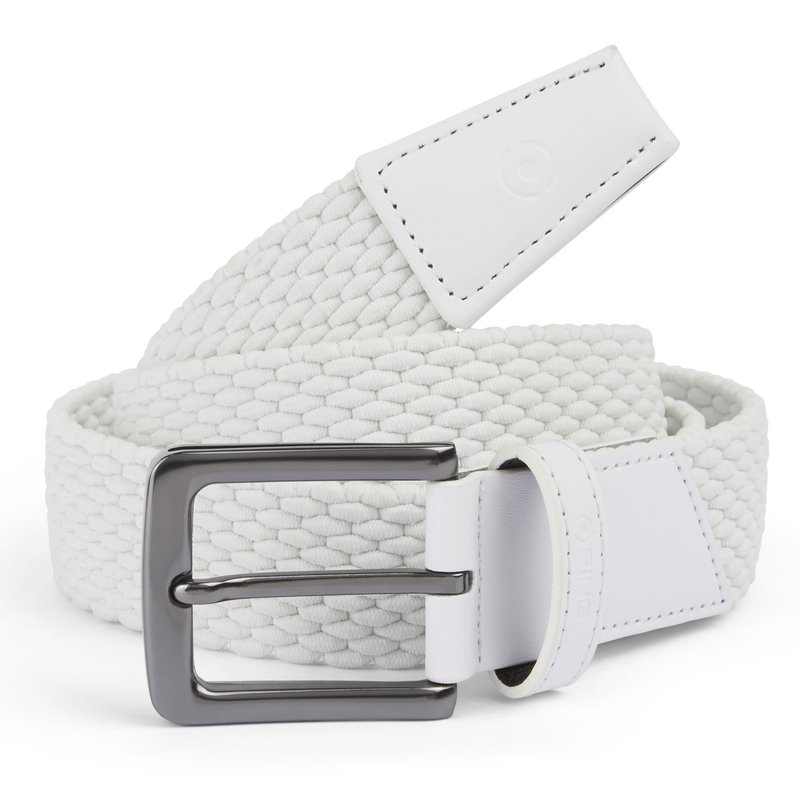 Ping stretch webbing Herren Gürtel, weiss