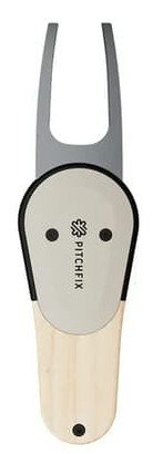 Pitchfix Woodie Pitchgabel mit Ballmarker, Light Ash