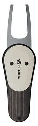 Pitchfix Woodie Pitchgabel mit Ballmarker, Black Ash