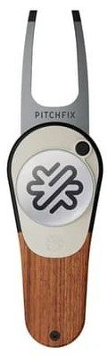 Pitchfix Woodie Pitchgabel mit Ballmarker, Maple