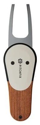 Pitchfix Woodie Pitchgabel mit Ballmarker, Maple