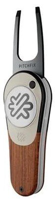 Pitchfix Woodie Pitchgabel mit Ballmarker, Maple