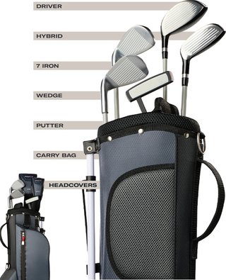 Wilson Profile JR Medium Junior Golfset, 127-142cm