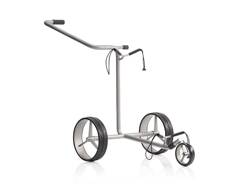 JuStar Silver manuell 3-rädrig + Transporttasche und Bremse