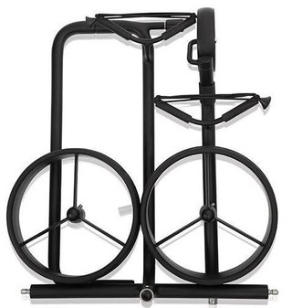 JuStar Black manuell 3-rädrig + Transporttasche und Bremse