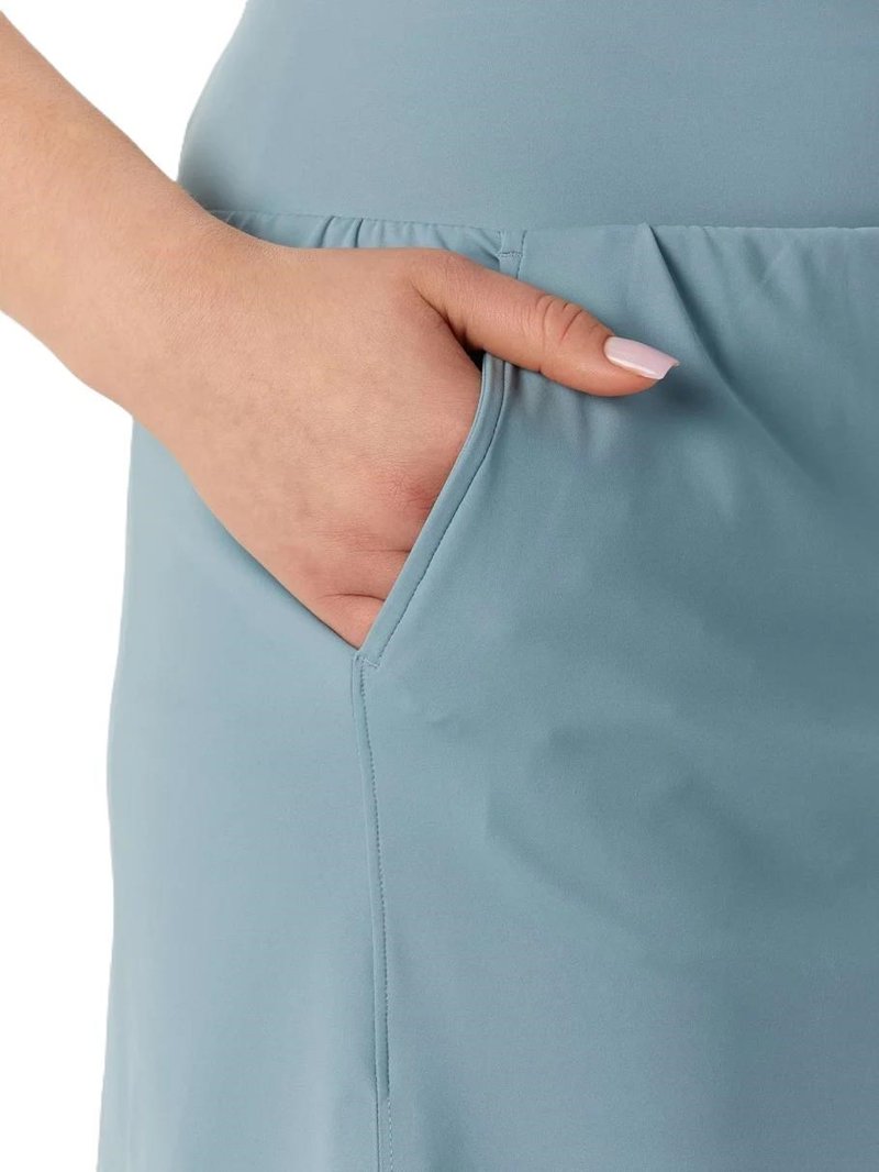 Travis Mathew Game Set Match Damen Skort, smoke blue