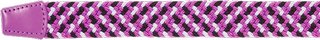 FootJoy Braided Unisex Gürtel, schwarz/weiß/beere, lang