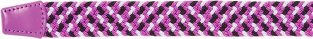 FootJoy Braided Unisex Gürtel, schwarz/weiß/beere, lang