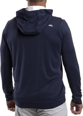 KJUS Kallen Hooded Midlayer Herren Sweatshirt, atlanta blau