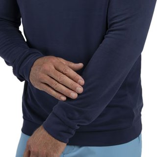 KJUS Kallen Hooded Midlayer Herren Sweatshirt, atlanta blau