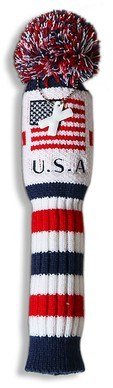 USA Flag Knitted Fairway headcover