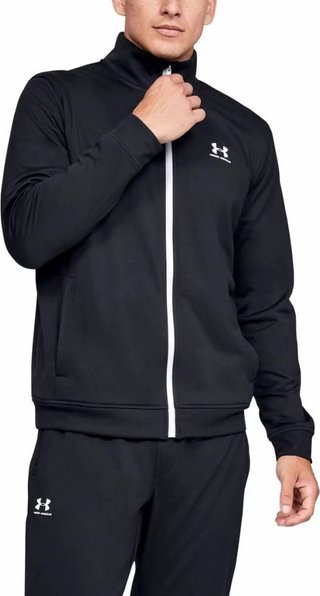 Under Armour Sportstyle Tricot Herren Jacke, Schwarz