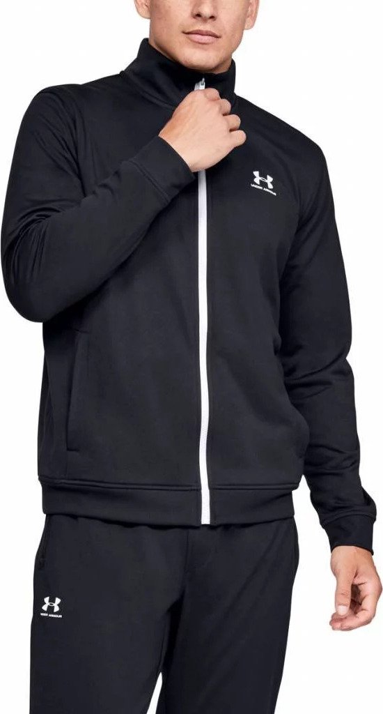 Under Armour Sportstyle Tricot Herren Jacke, Schwarz
