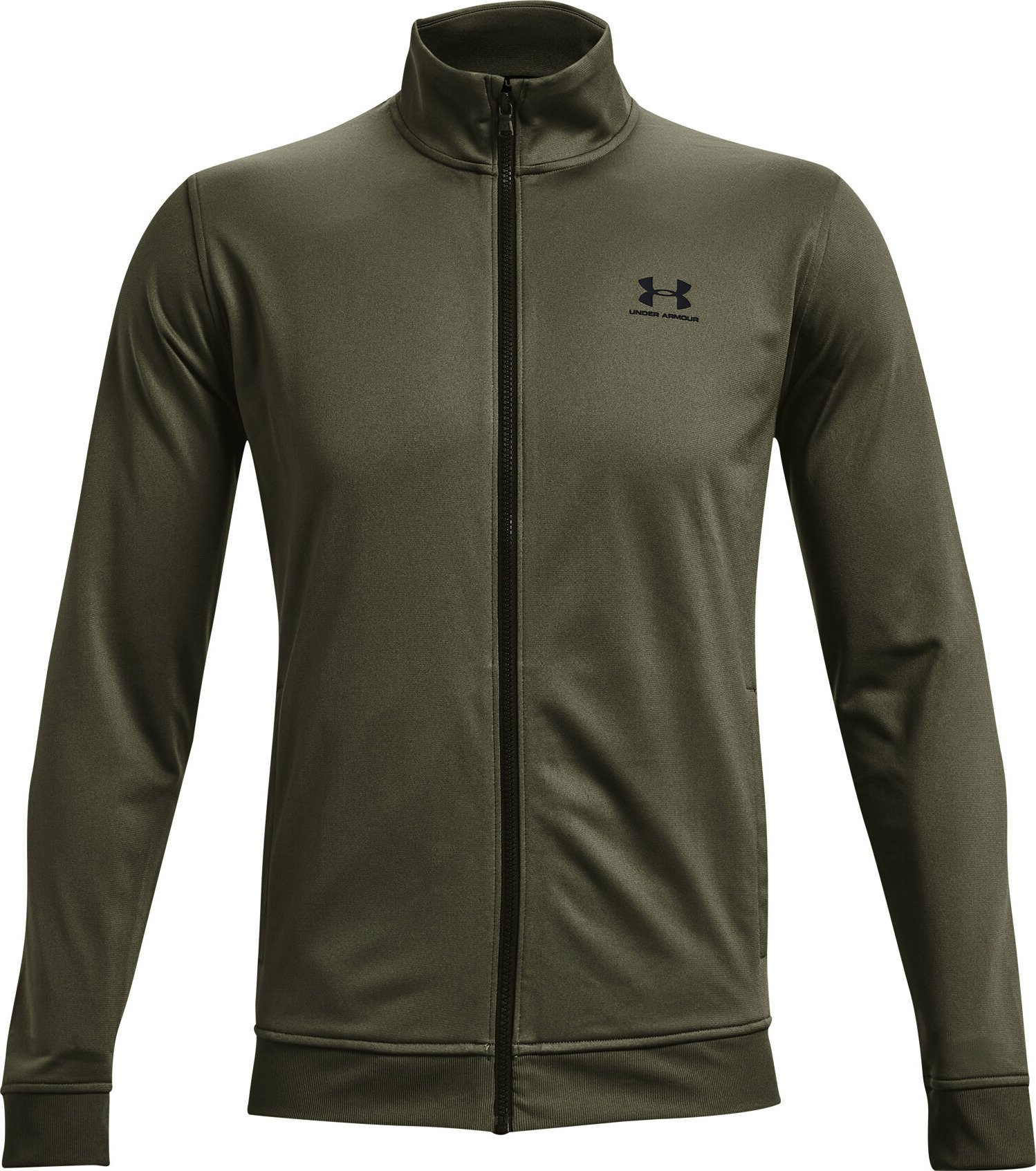 Under Armour Sportstyle Tricot Herren Jacke, marine od green