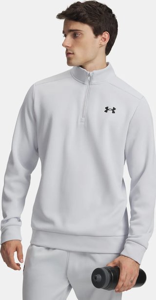 Under Armour Fleece 1/4 Zip Herren Sweatshirt, halo gray