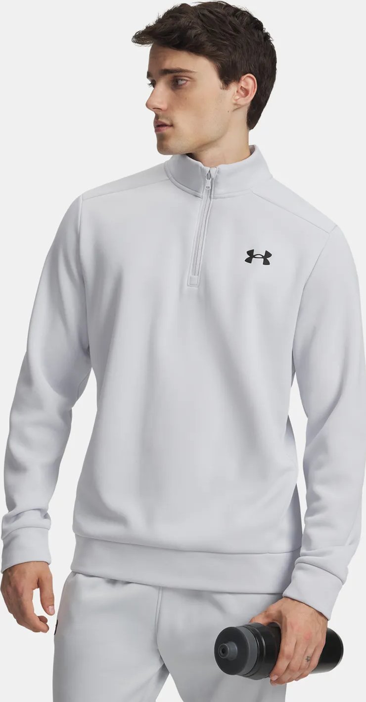 Under Armour Fleece 1/4 Zip Herren Sweatshirt, halo gray