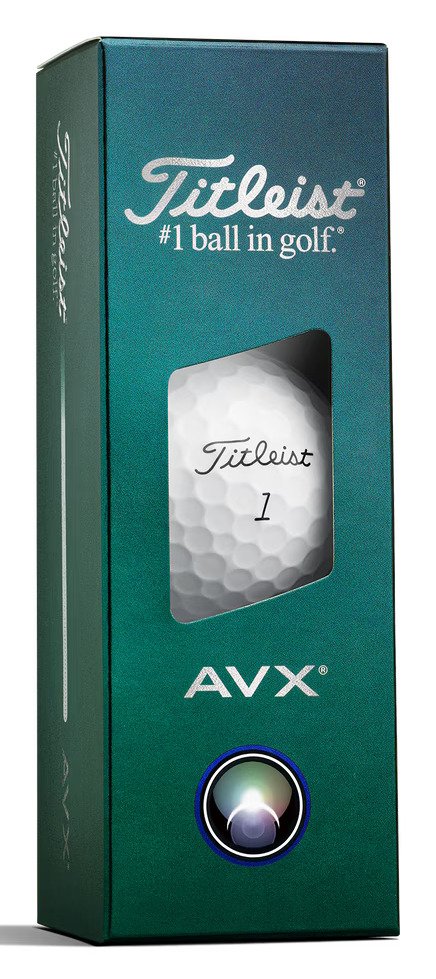 Titleist AVX 2026 Golfbälle, Text: CCC, 3Stk.